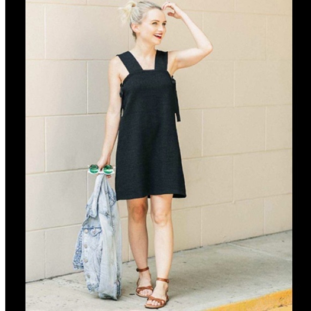 Madewell Starlight Side Tie Mini Dress